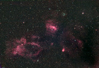 Bubble nebula region