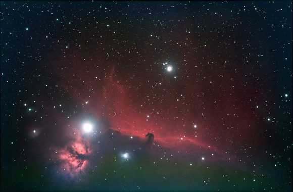 Horse-head and Flame Nebulae region
